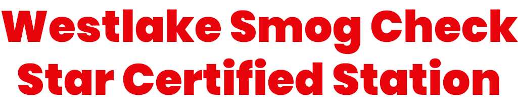 Westlake Smog Check STAR Certified Station